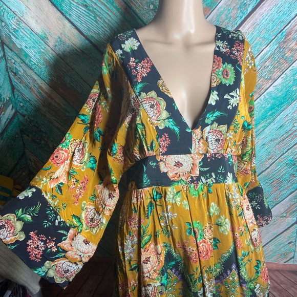 Anthropologie Floral Maxi Dress - Multicolor - Picture 9 of 12